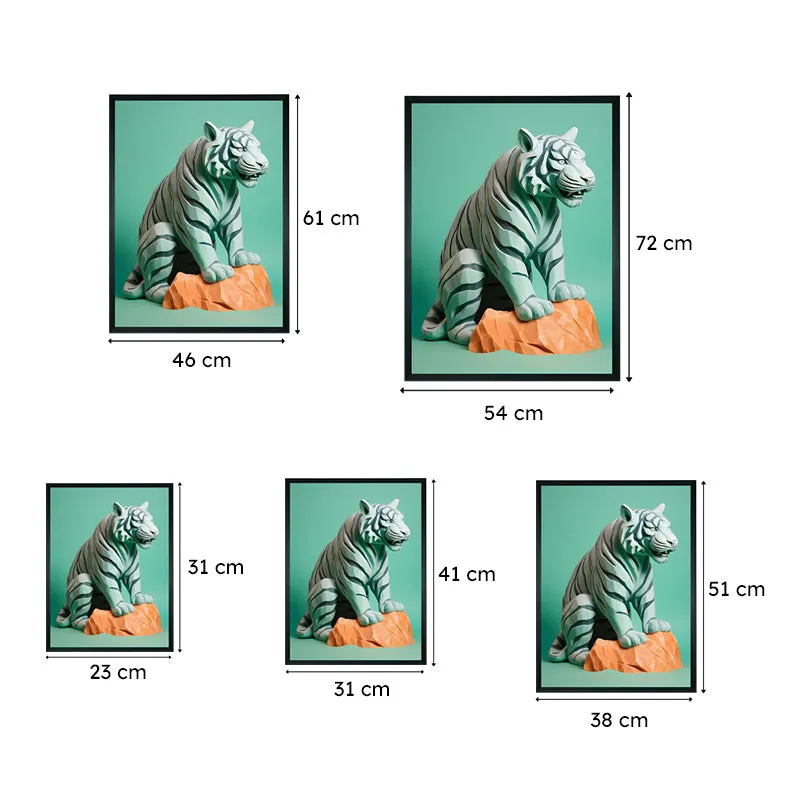 Tigress Charm Canvas Wall Art media 8