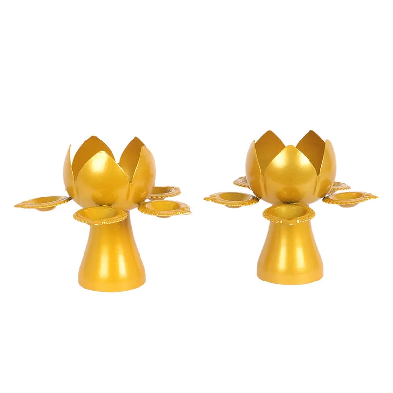 Lotus Dream Candle Holder - Set Of Two media 3