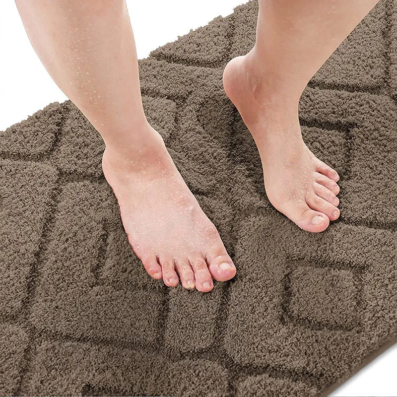 Zella Anti Skid Bath Mat - Brown media 3
