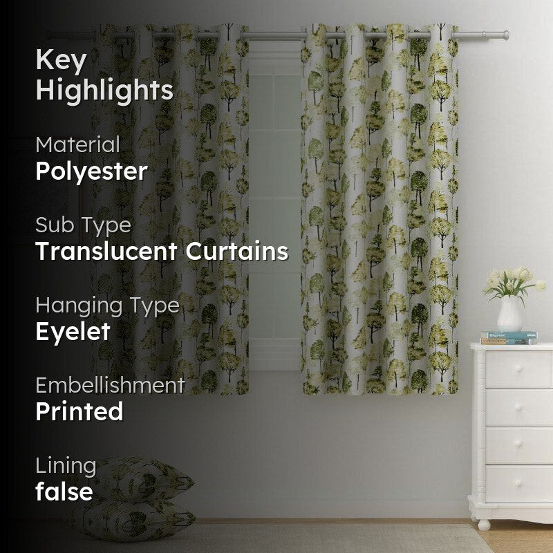 Swayam Pravi Floral Single Curtain media 2