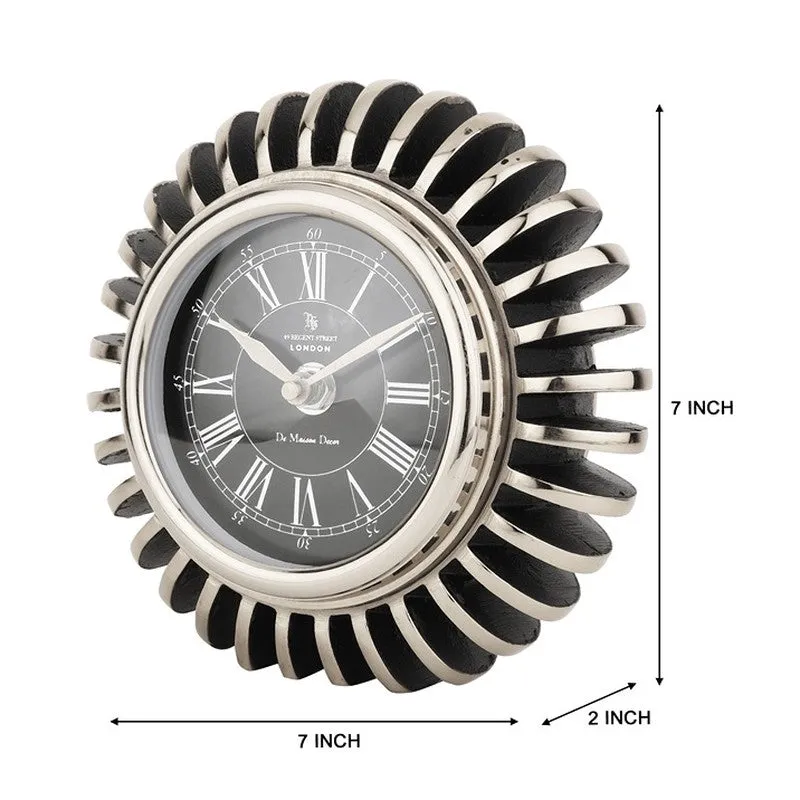 EdgeSculpt Table Clock - Silver media 9