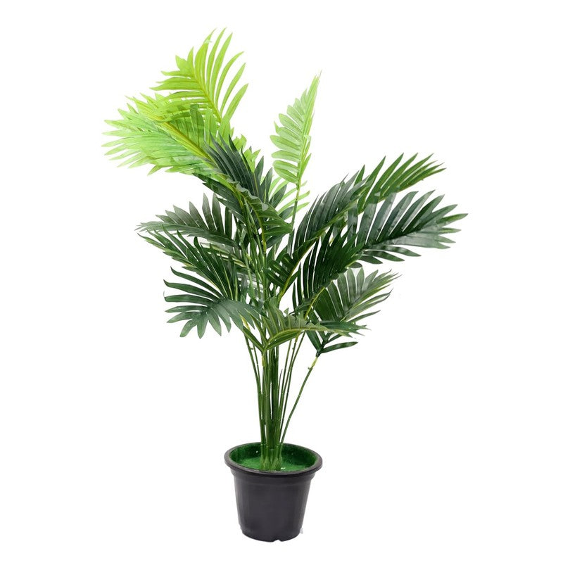 Leafscape Artificial Areca Palm Plant With Black Plastic Pot - 2.5 Feet media 3