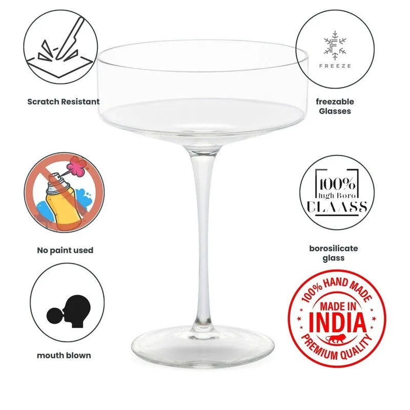 Scarlet Luxe Wine Glasses(180 mL) - Set Of Two media 5
