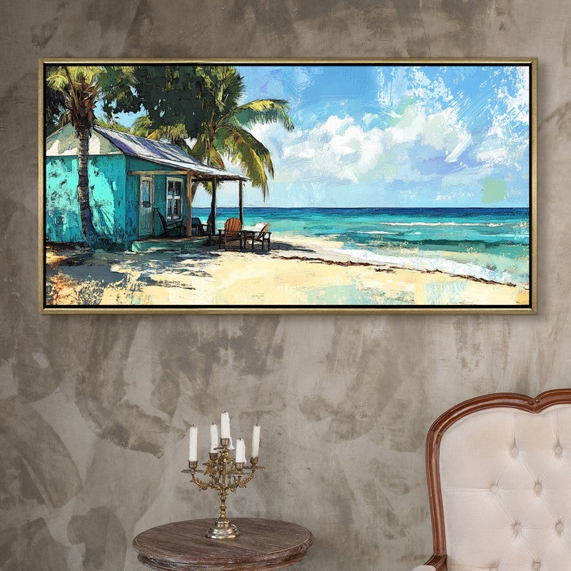 Solitaire Canvas Wall Painting With Frame