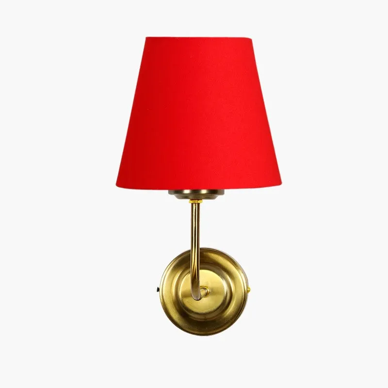 Lumoire Cone Metal Wall Lamp - Gold,Red media 5