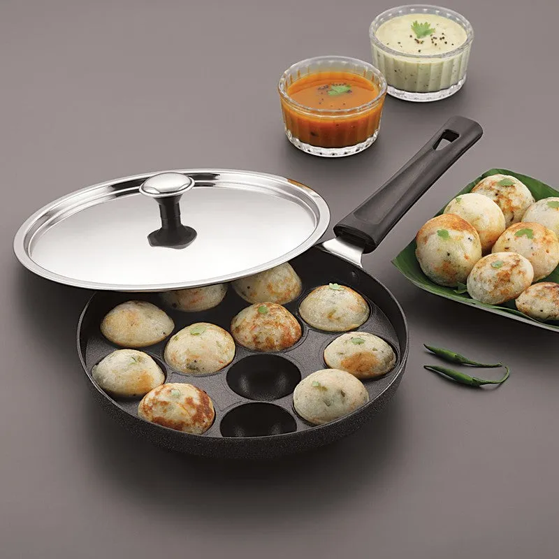 Classic Non-Stick Paniyaram Pan With Lid media 4