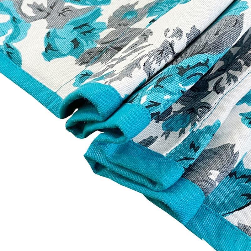 Swayam Delphinium Flora Cotton Table Runner media 4