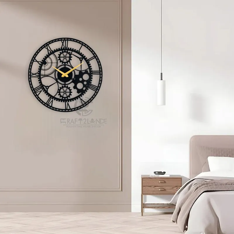 Glance Silent Wall Clock - Black media 5