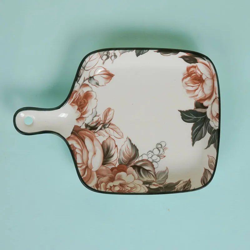 Maduva Chic Floral Porcelain Serving Set - Four Piece Set - 6