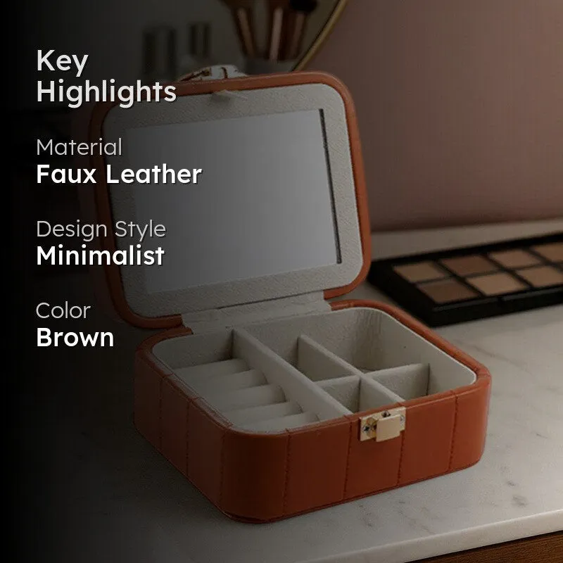 Opaline Faux Leather Jewel Box media 2