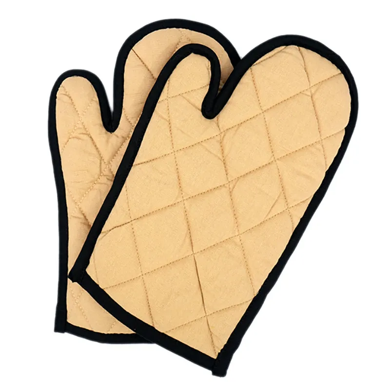 Swayam Teplo Kitchen Gloves (Beige & Black) - Set Of Two media 7
