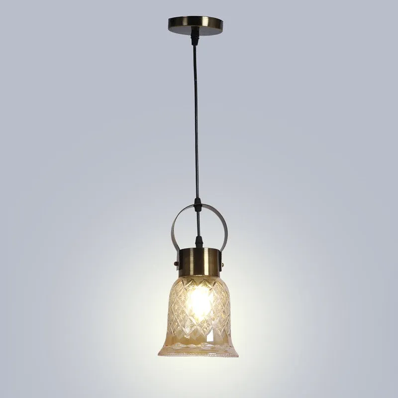 Eloria Pendant Glass Ceiling Lamp media 6