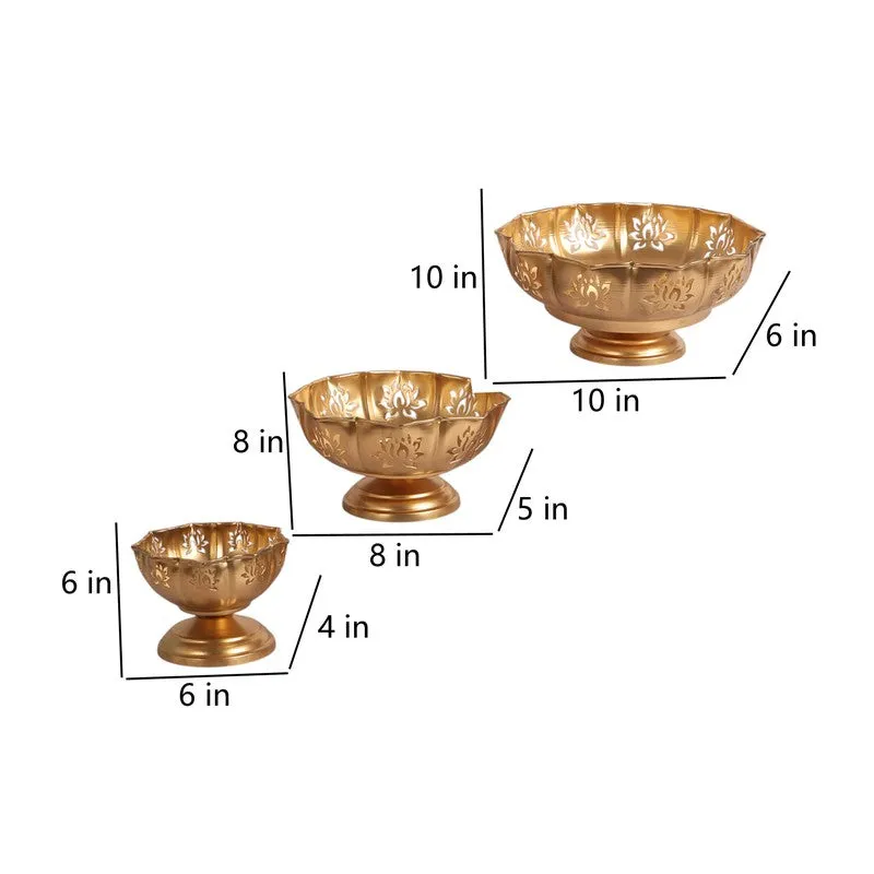 Divine Fragrance Urli - Set Of Three media 9