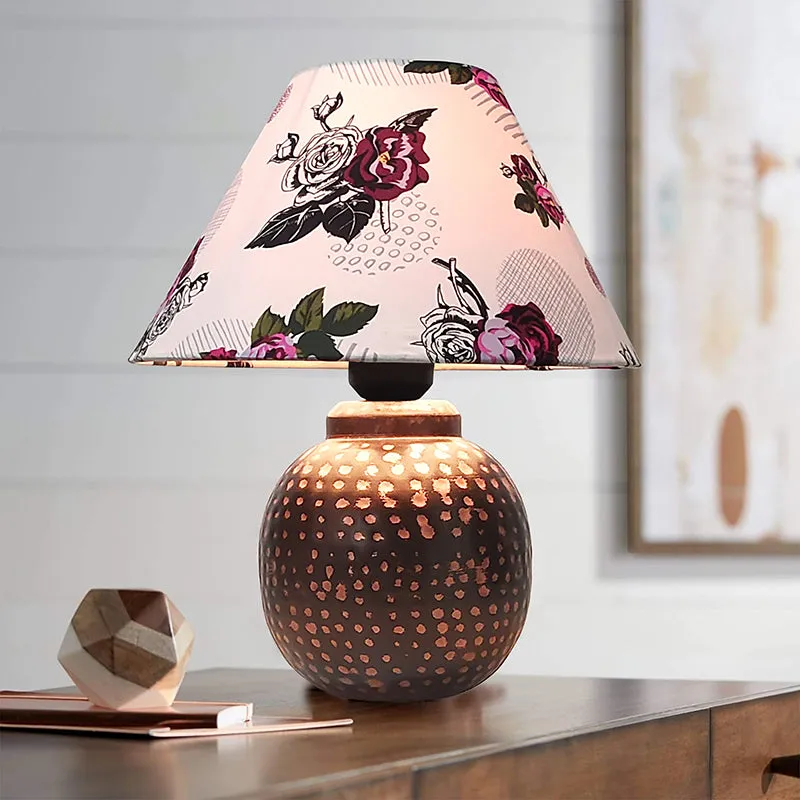 Storia Metal Fabric Table Lamp - Multicolor media 3