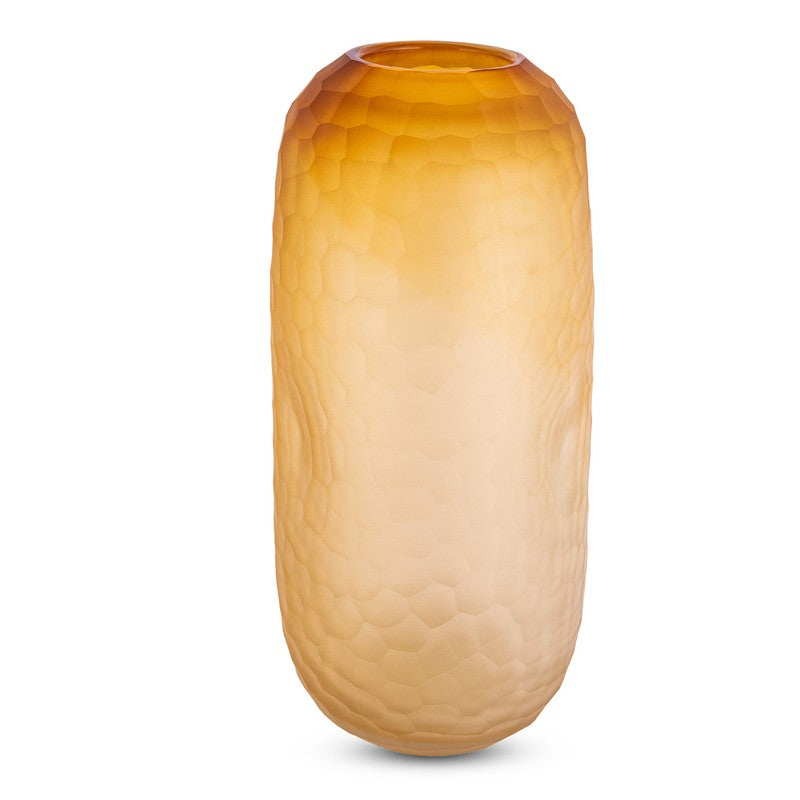 Sculpted Glow Glass Vase media 4