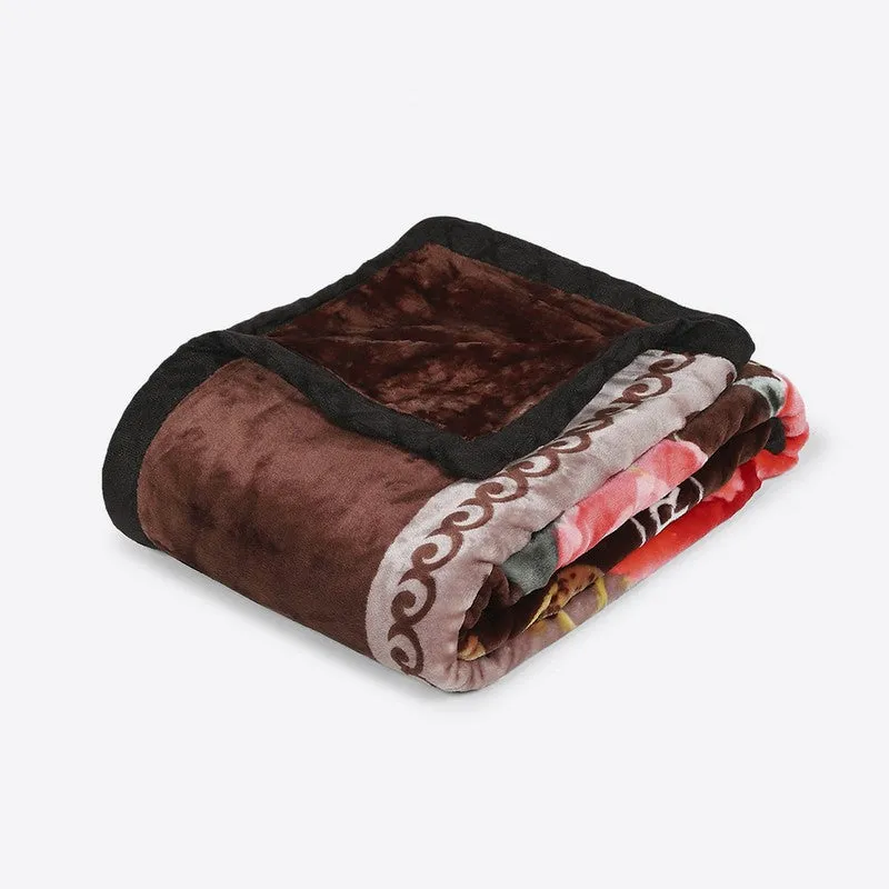 Monte Carlo Floral Fantasy Blanket - 483 GSM media 5