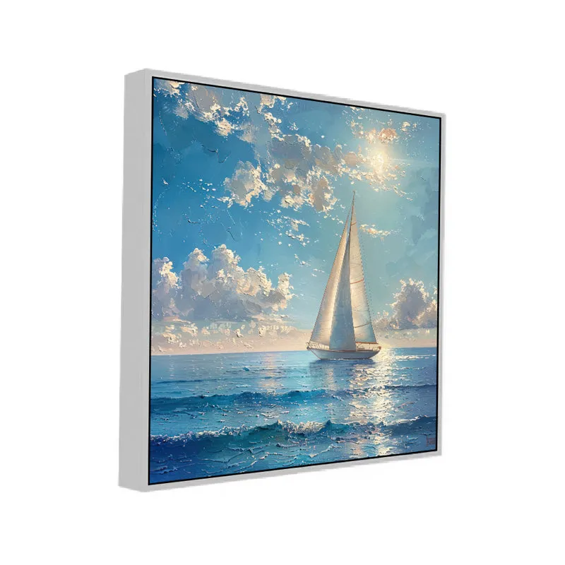 Summer Sails I Canvas Wall Art With Frame media 3