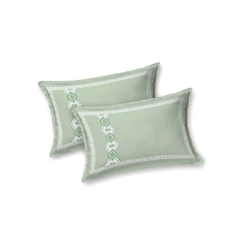 OpulentRest Cotton Bedsheet (Green) - 180 TC media 3