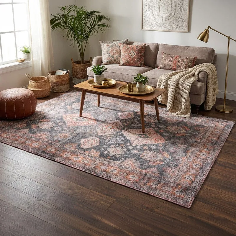 Block Geometry Cotton Hand Woven Cotton Rug media 3
