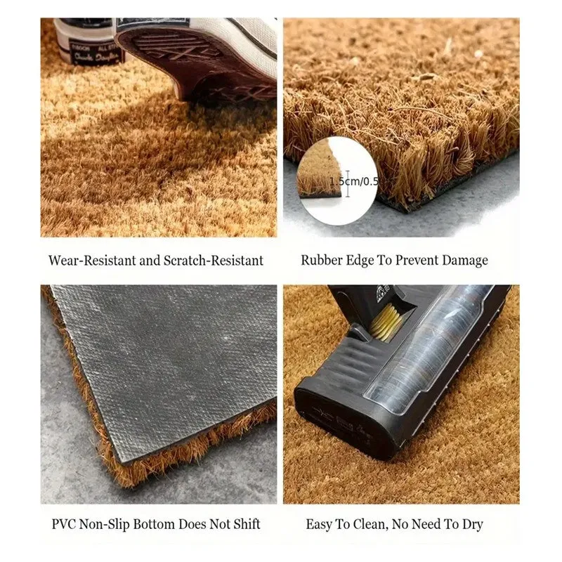 Green Grace Coir Door Mats - Multicolor media 6