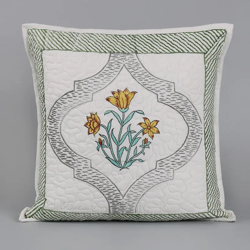 India Jaipuri Printed Cotton Cushion Cover - Set Of Two media 3