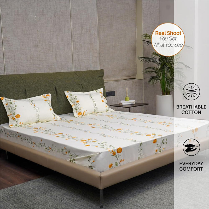 Urban Space Vireya Cotton Bedsheet - 200 TC media 3