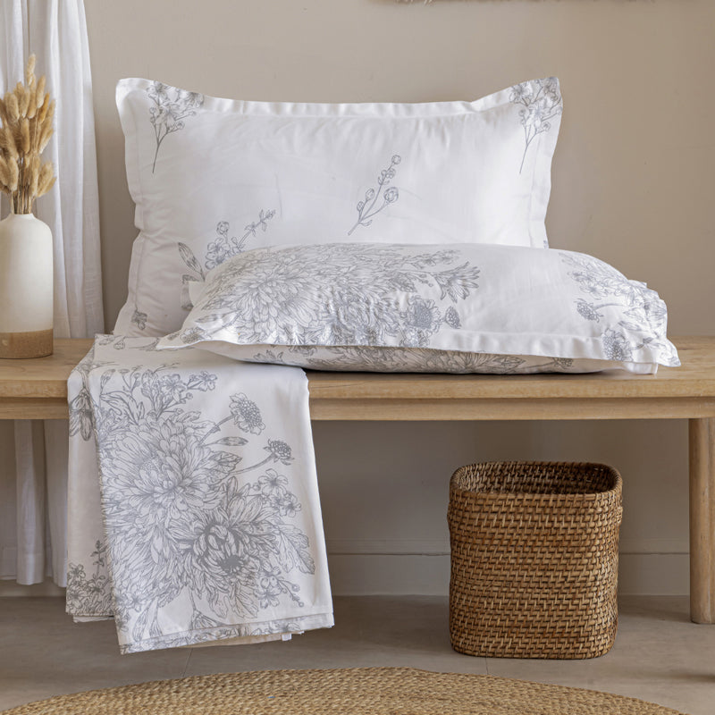 Swayam Pristine in White Bedsheet - 210 TC || Super Soft media 7
