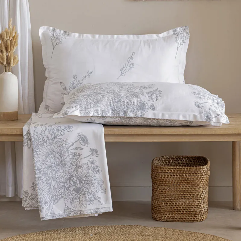 Swayam Pristine in White Bedsheet - 210 TC || Super Soft media 7