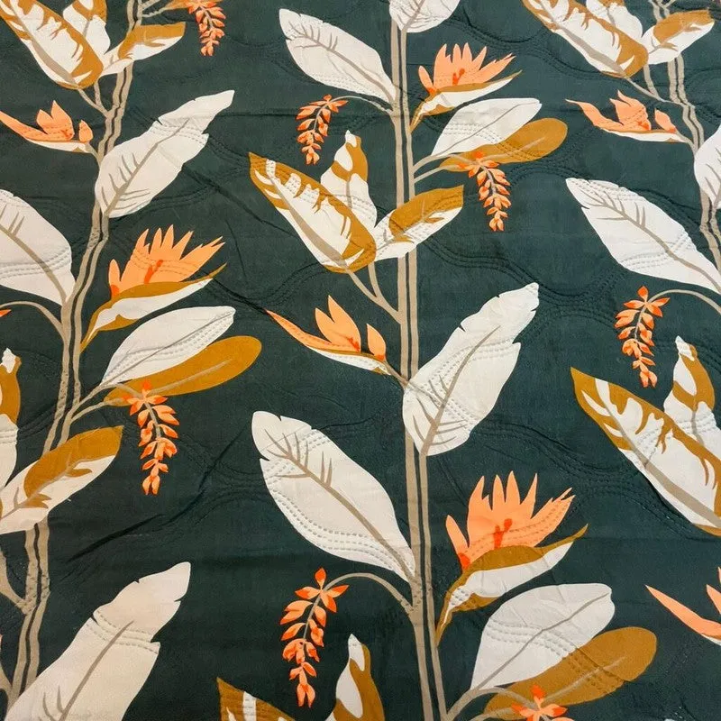 Warmweft Floral Cotton Comforter (Multicolor) - 300 GSM media 4