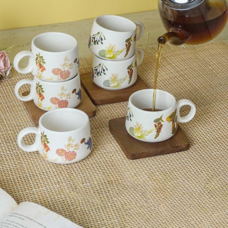 Rais Ceramic Tea Cup (150 mL Each)  -  Set of Six media 3