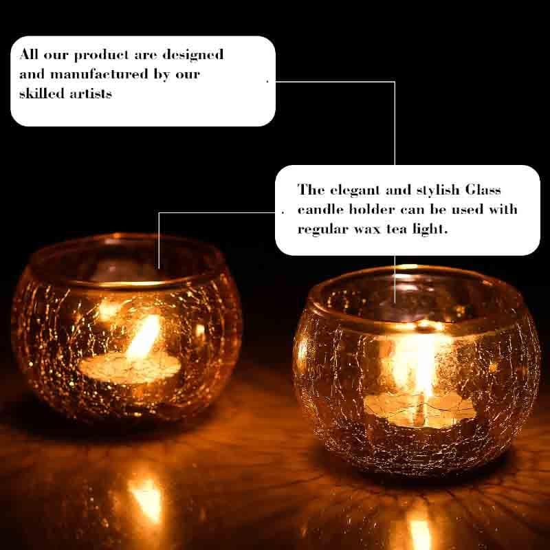 Sunshine Mosaic Candle Holder - Set Of Two media 5