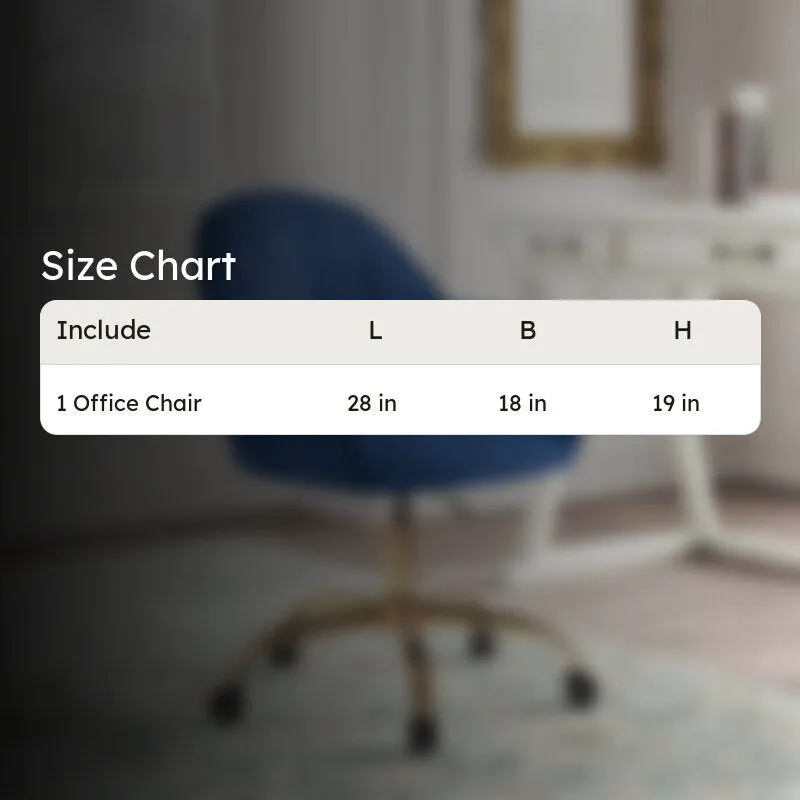 Chairon Metal Office Chair - Blue media 8