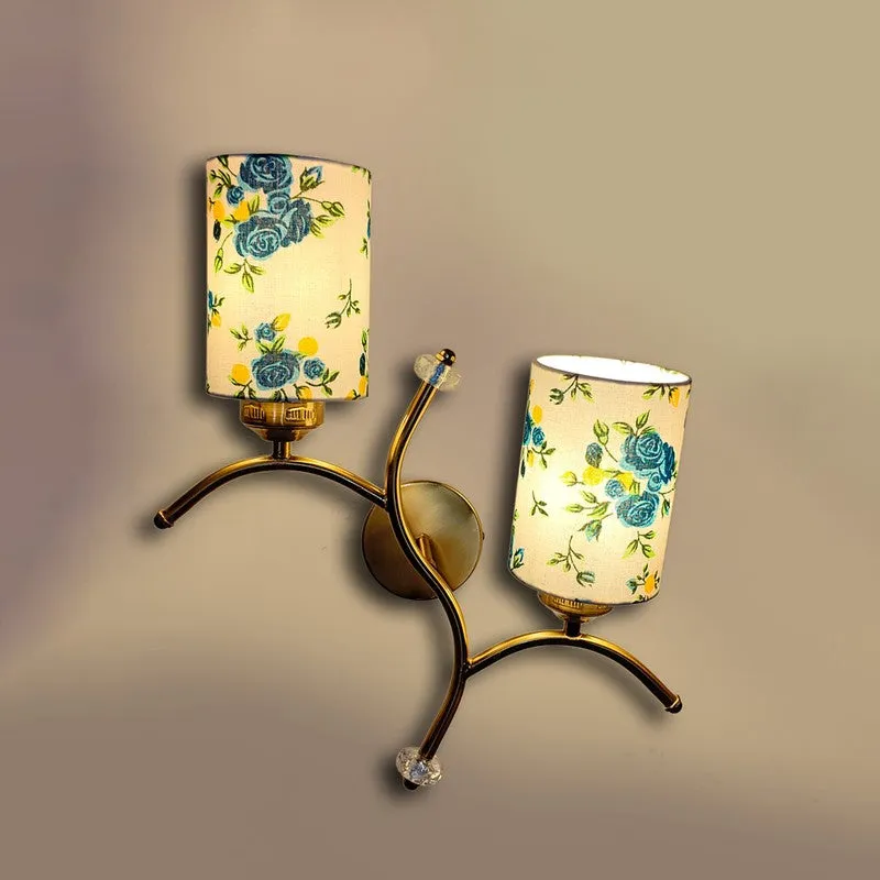 LumiBranch Dual Cotton Wall Lamp - White & Blue media 5