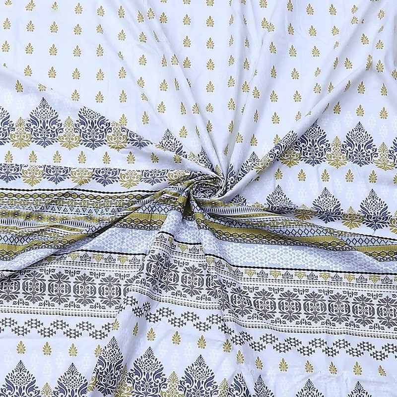 Monte Carlo Stripe Aura Cotton Bedsheet - 104 TC media 7