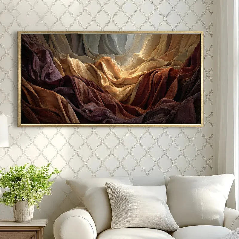 Golden Pulse Canvas Wall Art media 4