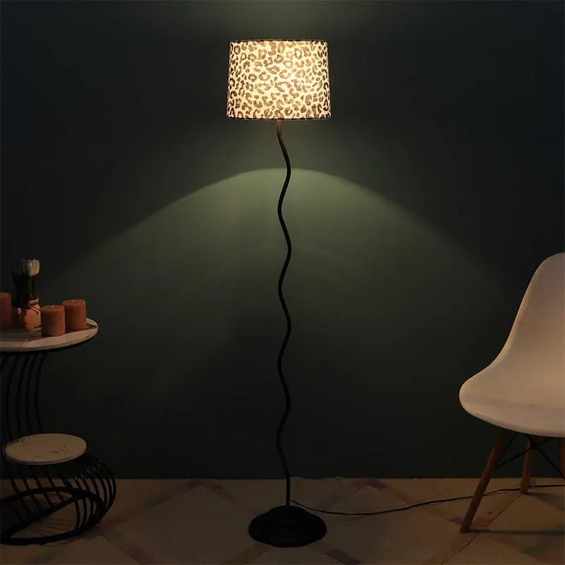 Leopard Hide Wavo Floor Lamp media 1
