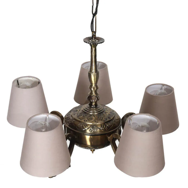 Ziemia Conical Golden Antique Ceiling Lamp media 3