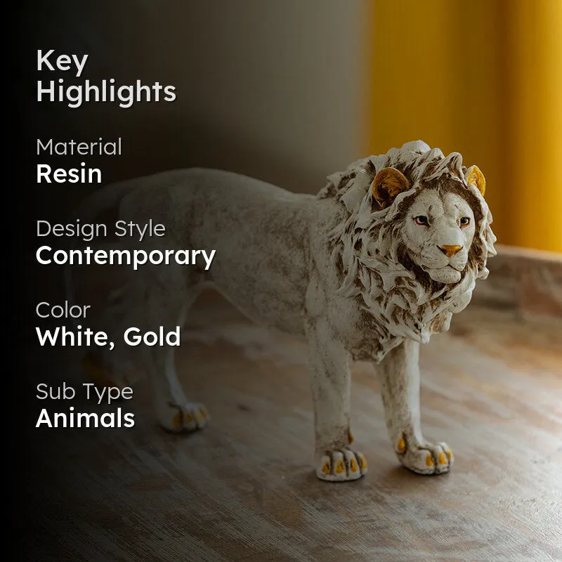 Leonine Charm Resin Showpiece media 2