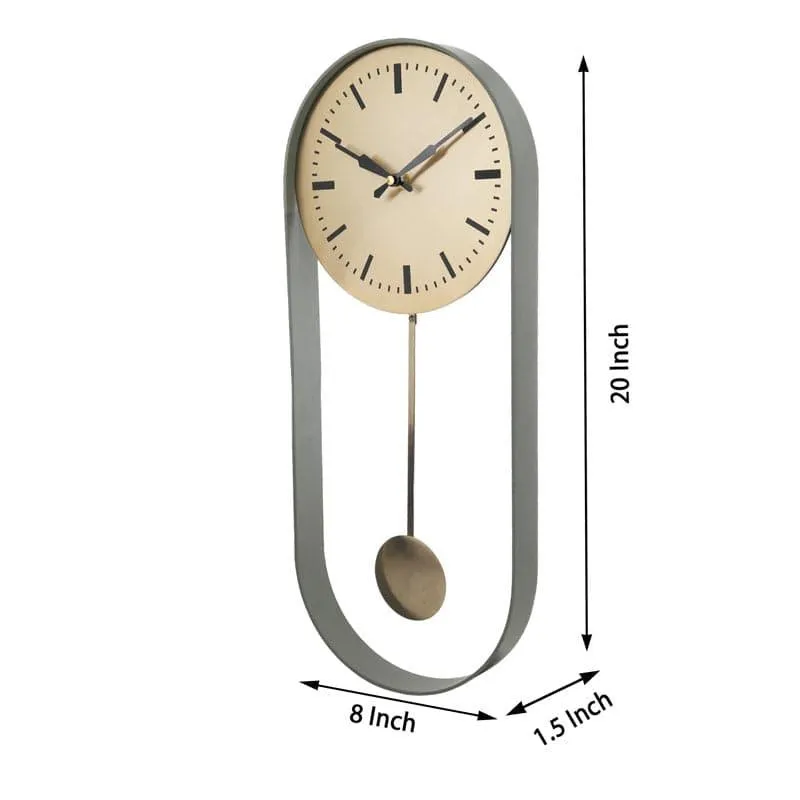 Rectoval Wall Clock - Silver media 5