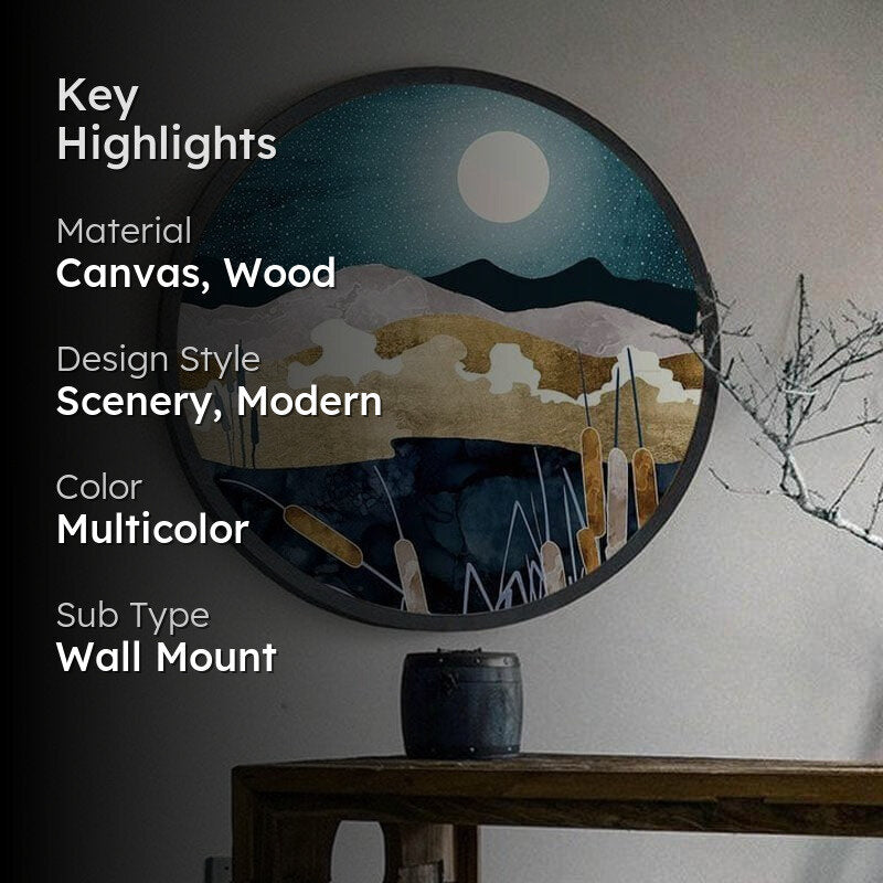 Moonscape Canvas Wall Art media 2