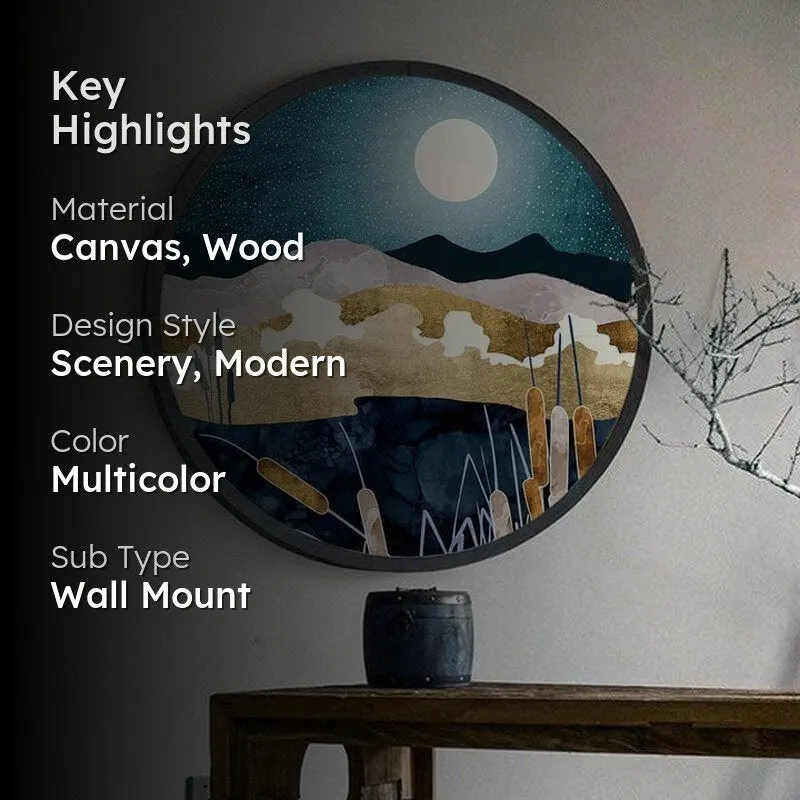 Moonscape Canvas Wall Art media 2