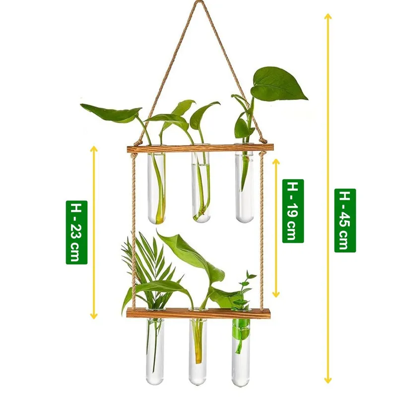 Aysel Hanging Test Tube Planter media 5