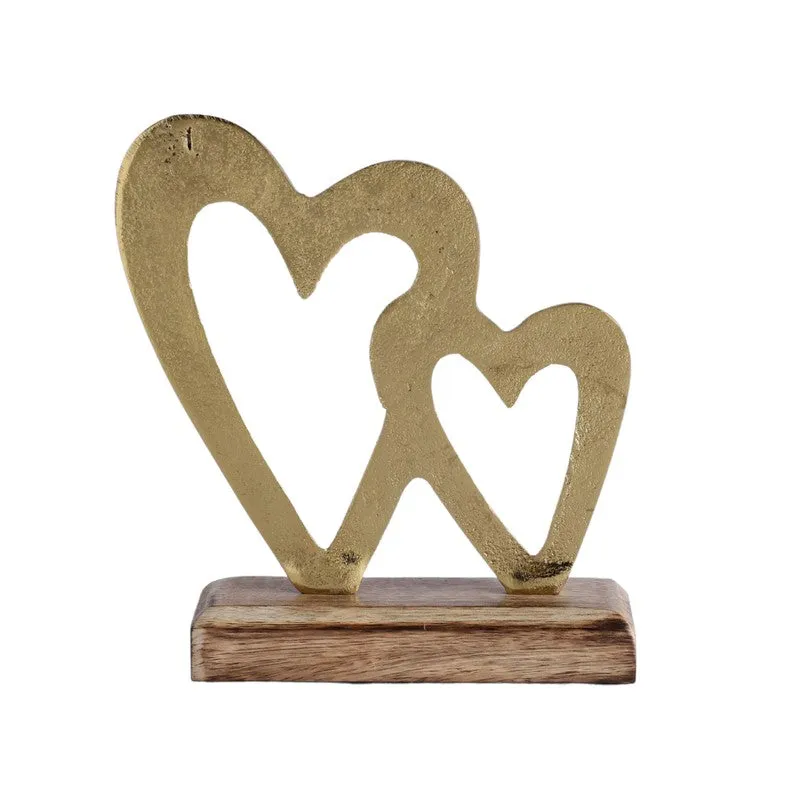 Heart Halo Duo Showpiece - Gold media 5