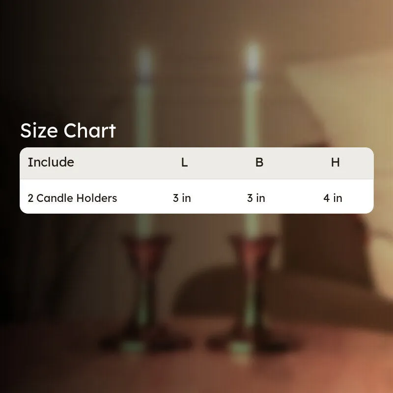 Tula Candle Holder (Gold) - Set Of Two media 5