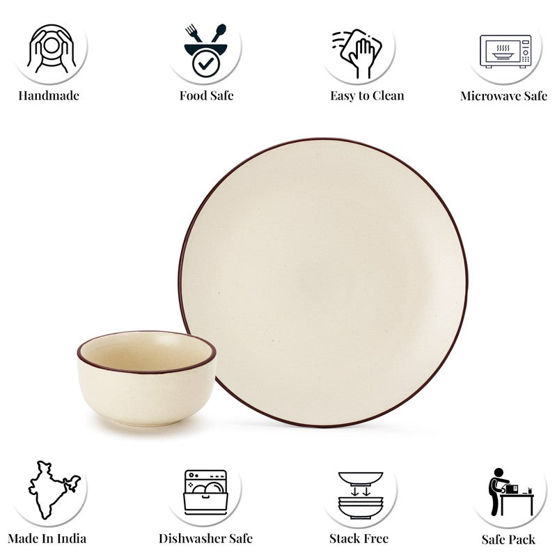 Riddo Dinner Set (Off White) - 6 Piece Set media 9