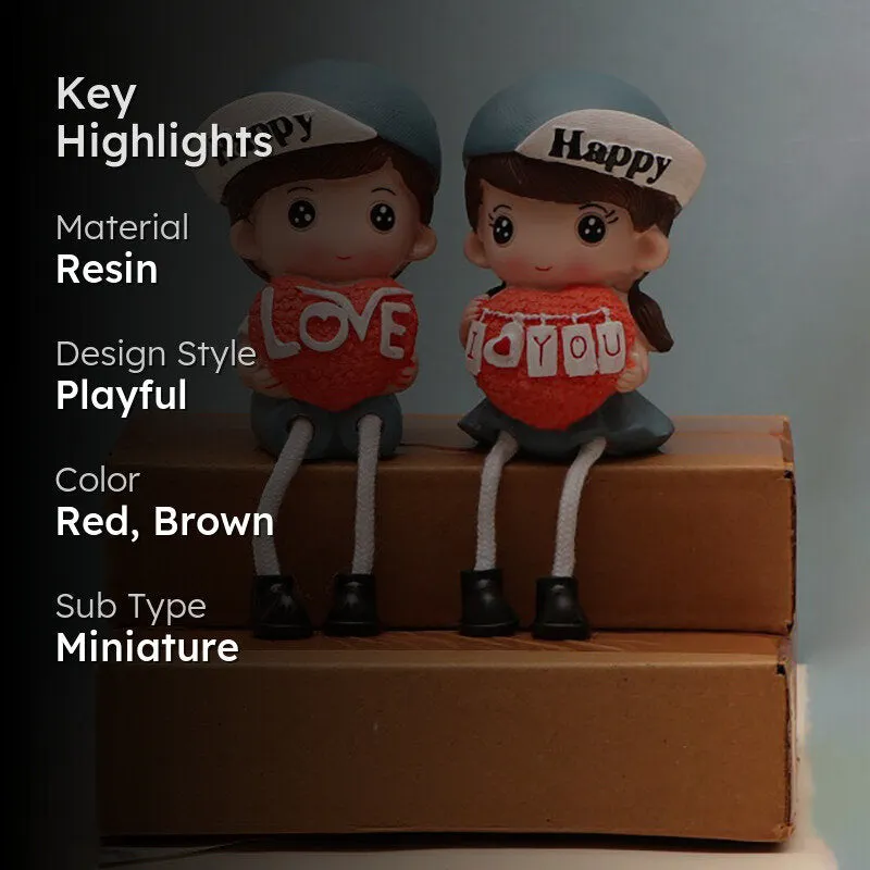 Joy Of Love Resin Showpiece media 2