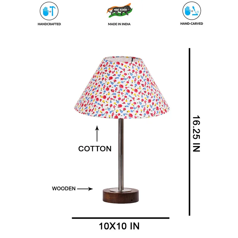 Wavira Cone Rodin Wooden Table Lamp - Multicolor media 7