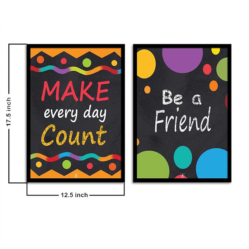 Make Everyday Count Wall Art - Set Of Two media 6