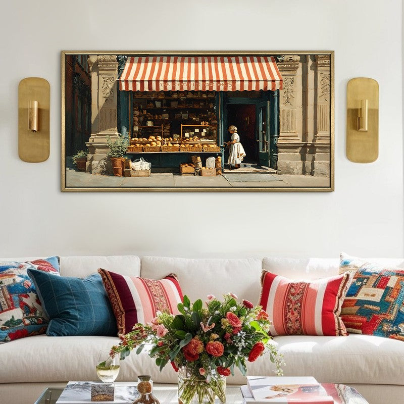 Bakehouse Canvas Wall Painting With Frame
