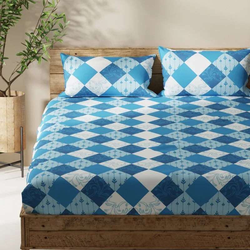 Bralin Bedsheet (Blue) - 115 GSM media 4